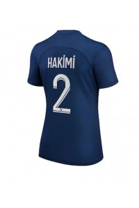 Fotbalové Dres Paris Saint-Germain Achraf Hakimi #2 Dámské Domácí Oblečení 2022-23 Krátký Rukáv